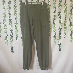 Size 12 Kids Olive Green Joggers A1